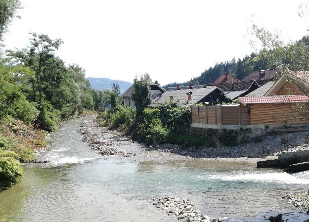 Stanje pred izgradnjo zidu, Meža, Prevalje