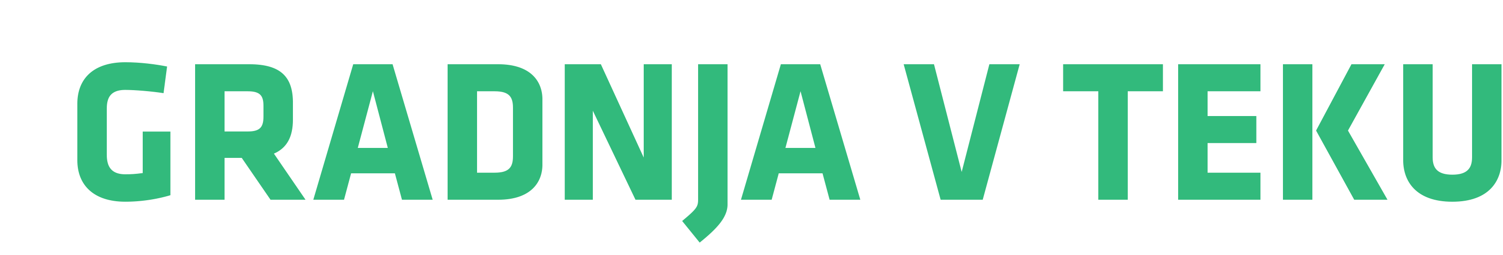 Gradnja v teku
