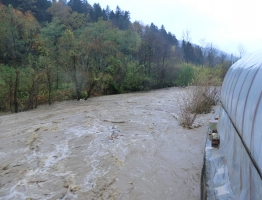 Slika 4: Poplavljanje Mislinje, Pameče, 2012