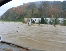 Slika 16: Mislinja, Pameče - poplava 2012